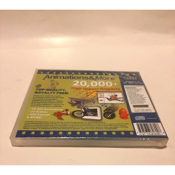 IMSI Selectsoft Animation & More 20,000 High Impact Graphics CD-ROM Windows XP - Picture 3 of 5